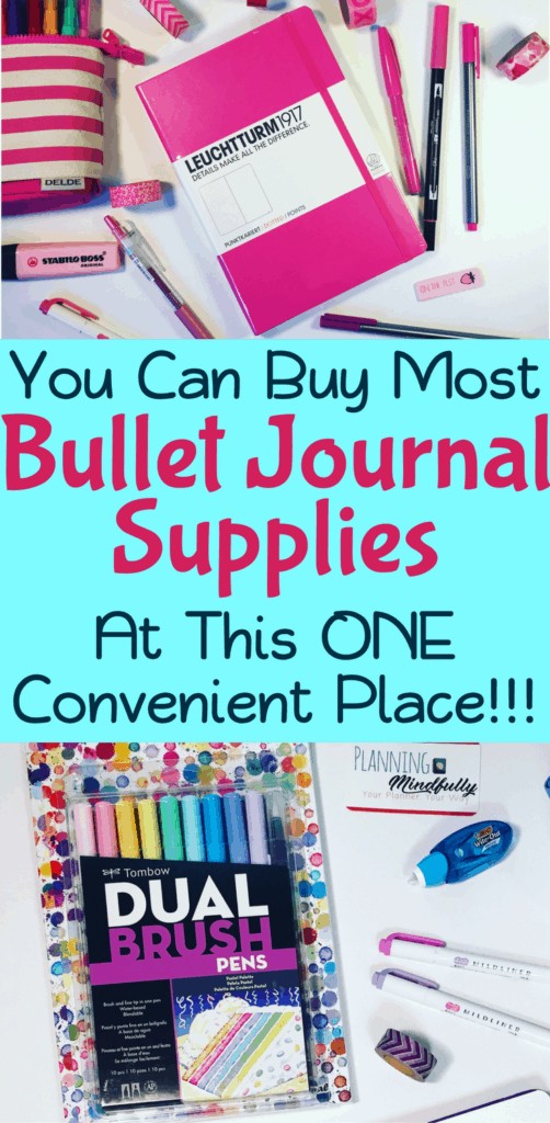 bullet journal supplies