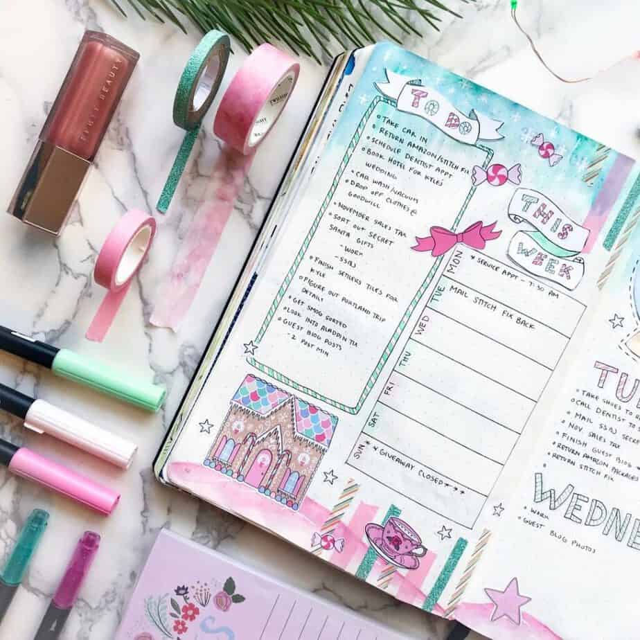 The Best Bullet Journal Weekly Layout Setup Guide - Planning Mindfully