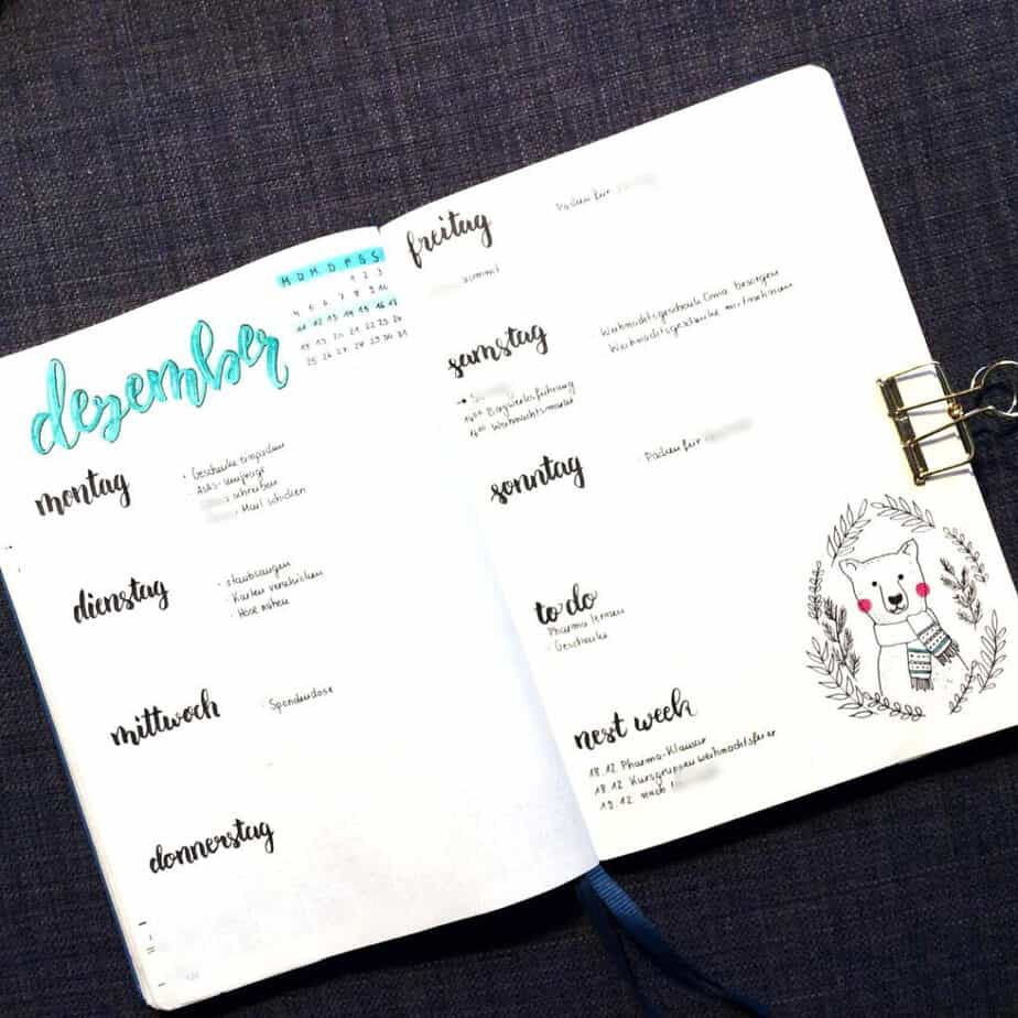 The Best Bullet Journal Weekly Layout Setup Guide - Planning Mindfully