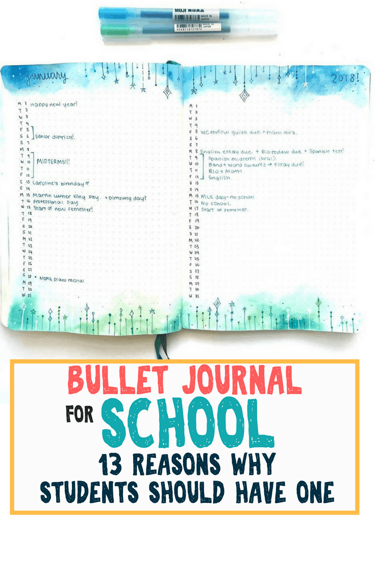 Bullet Journal for School: 13 Reasons Why Students Should Have One ...