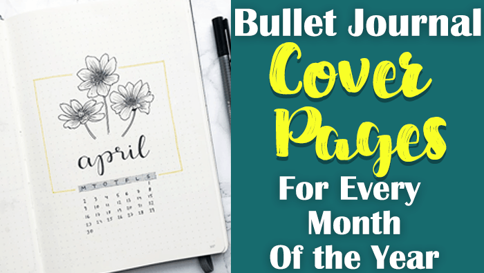 Large Bullet Journal 6 Row Calendar Rubber Stamp 3 x 5 block