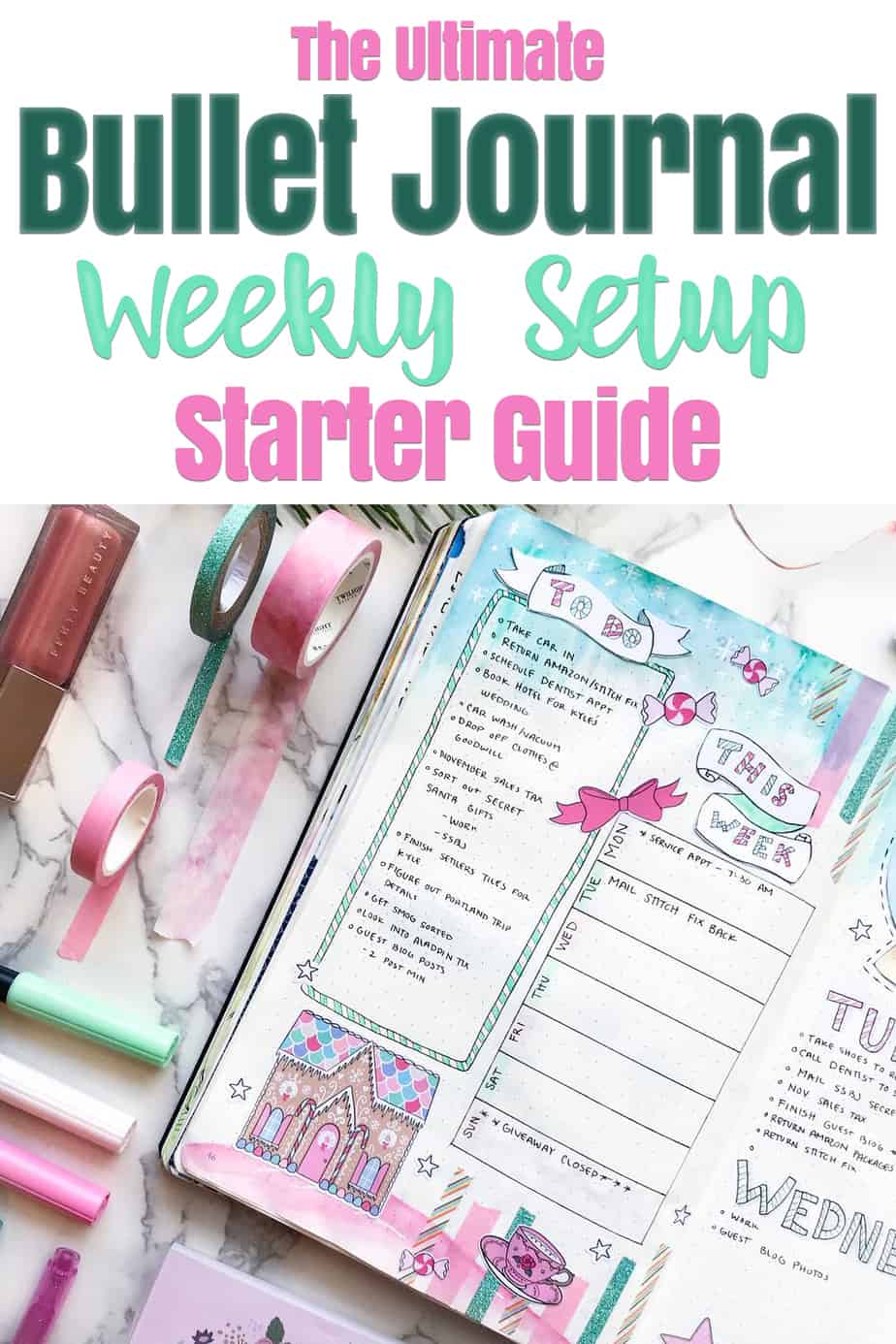 The Best Bullet Journal Weekly Layout Setup Guide - Planning Mindfully