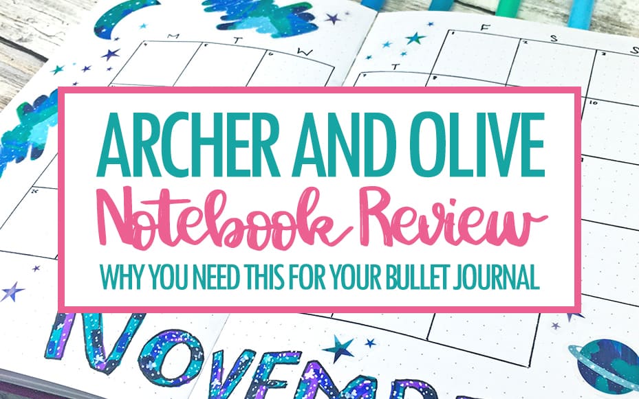 Archer and Olive Dot Grid Notebook (Is the 160 GSM Paper Worth the Hype?)